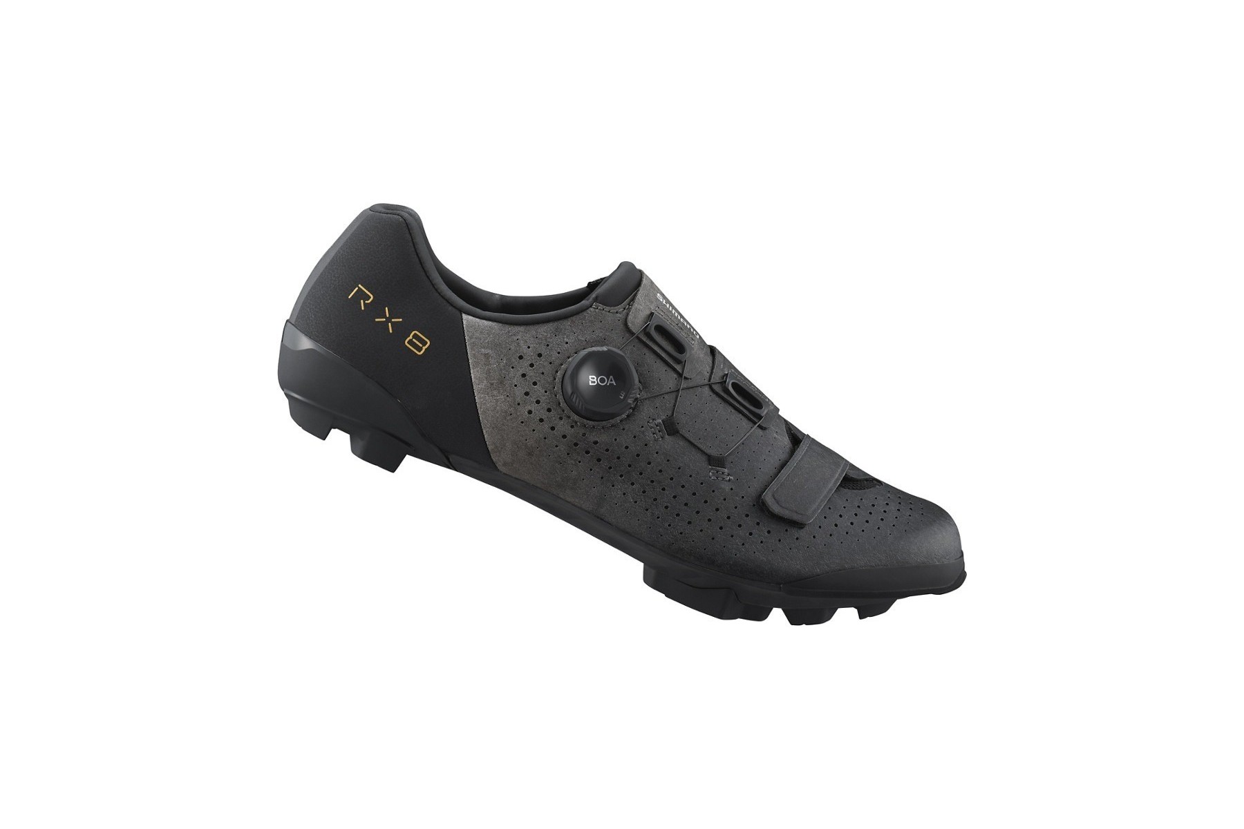 Buty gravelove Shimano SH-RX801, rozmiar: 45, kolor: Czarny