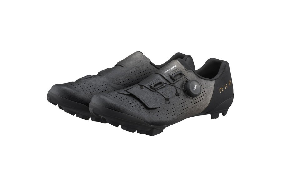 Buty gravelove Shimano SH-RX801, rozmiar: 45, kolor: Czarny