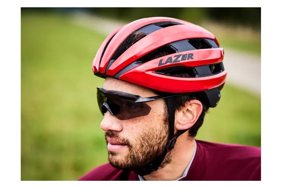 Kask Lazer Sphere , rozmiar: L, kolor: Czerwony