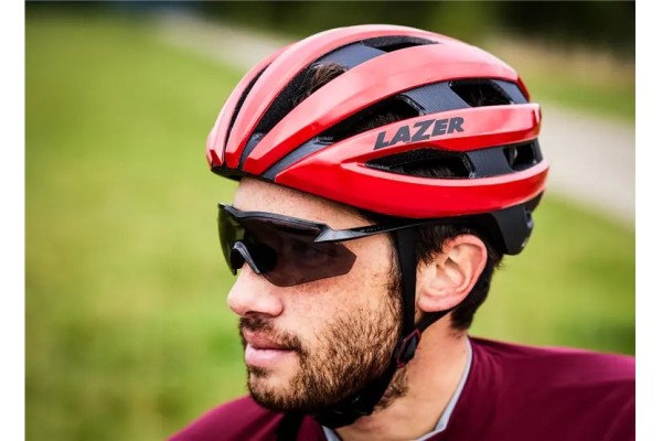 Kask Lazer Sphere , rozmiar: L, kolor: Czerwony