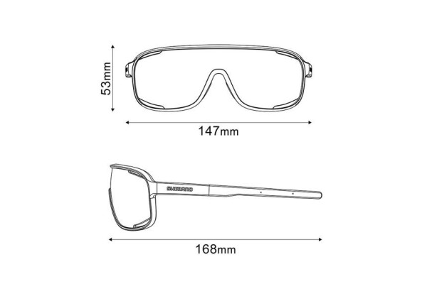 Okulary Shimano  TECHNIUM Ridescape Off-Road, kolor: Czarny