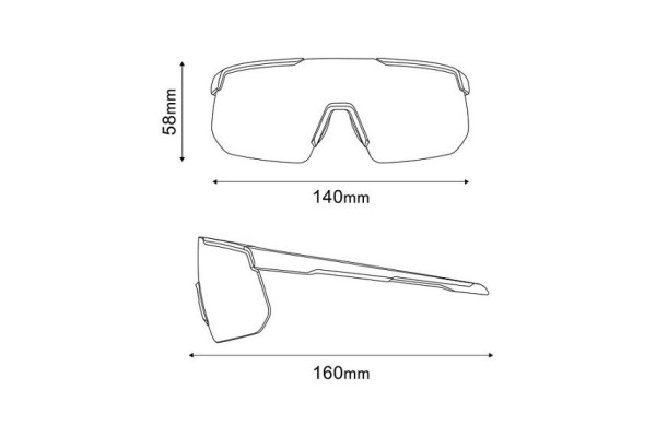 Okulary Shimano S-PHYRE X Ridescape , kolor: Biały